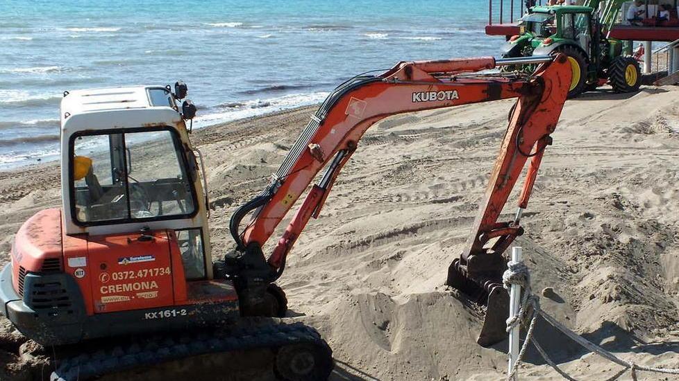 Nuovi limiti alle ruspe in spiaggia