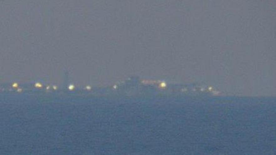 Il relitto della Concordia dall’osservatorio