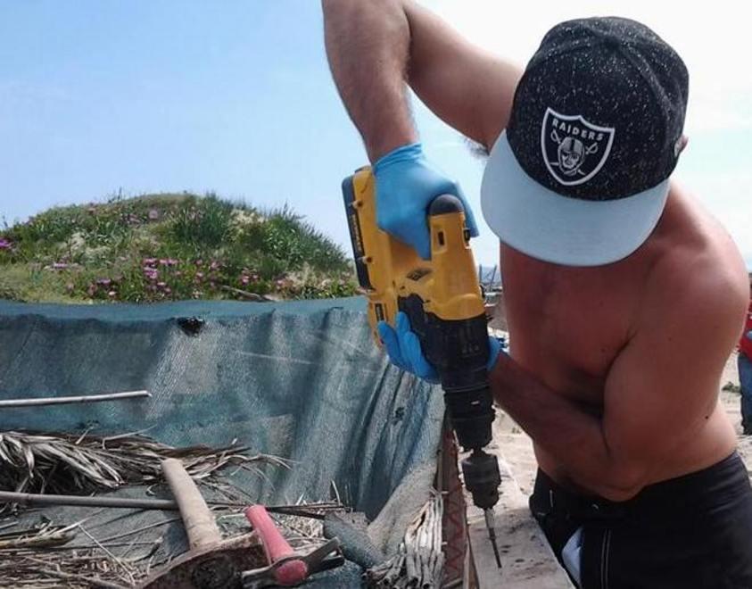 Sequestrato chiosco abusivo tra le dune 