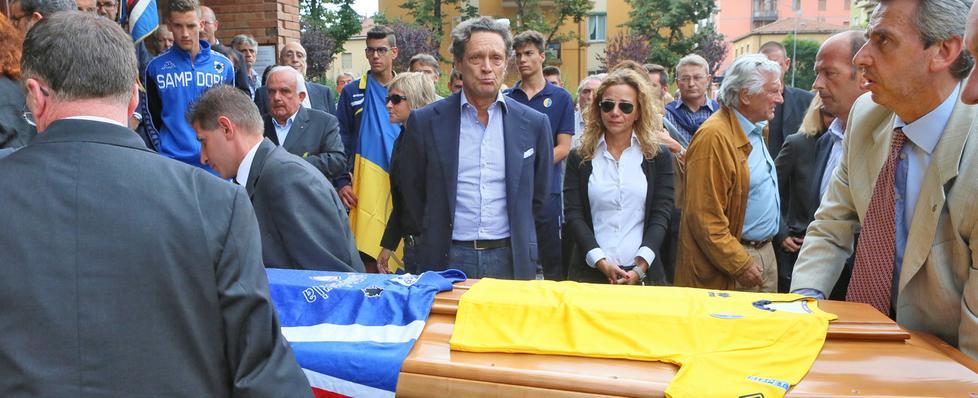 Ieri a Modena i funerali di Borea Ex spallino e grande con la Samp