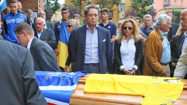 Ieri a Modena i funerali di Borea Ex spallino e grande con la Samp