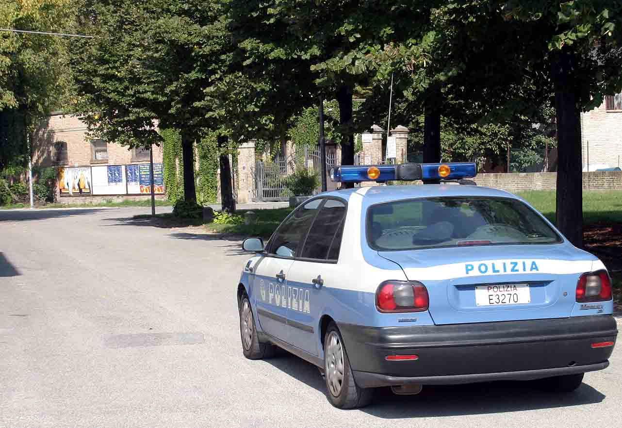 La polizia in via Ippodromo