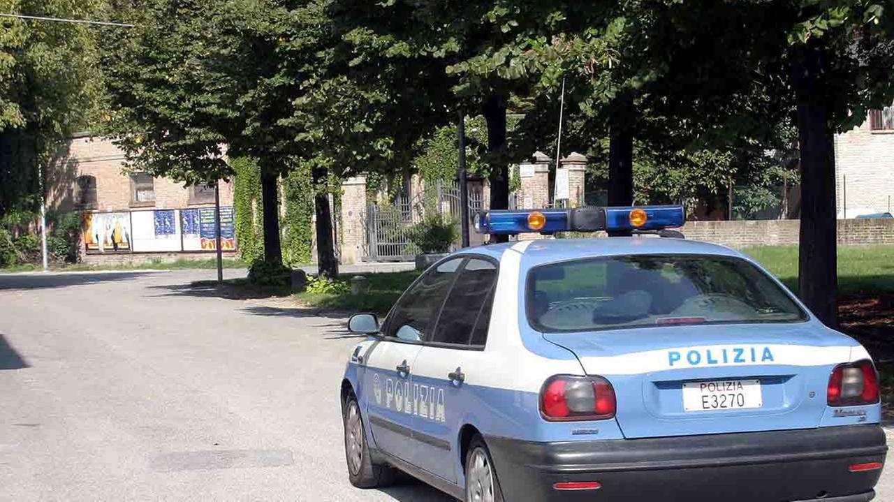 La polizia in via Ippodromo