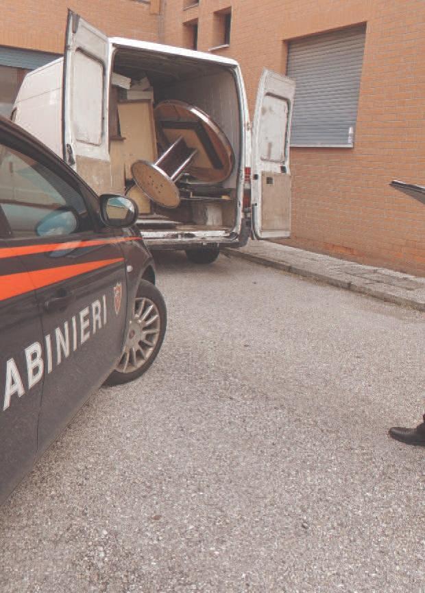 I mobili nel furgone