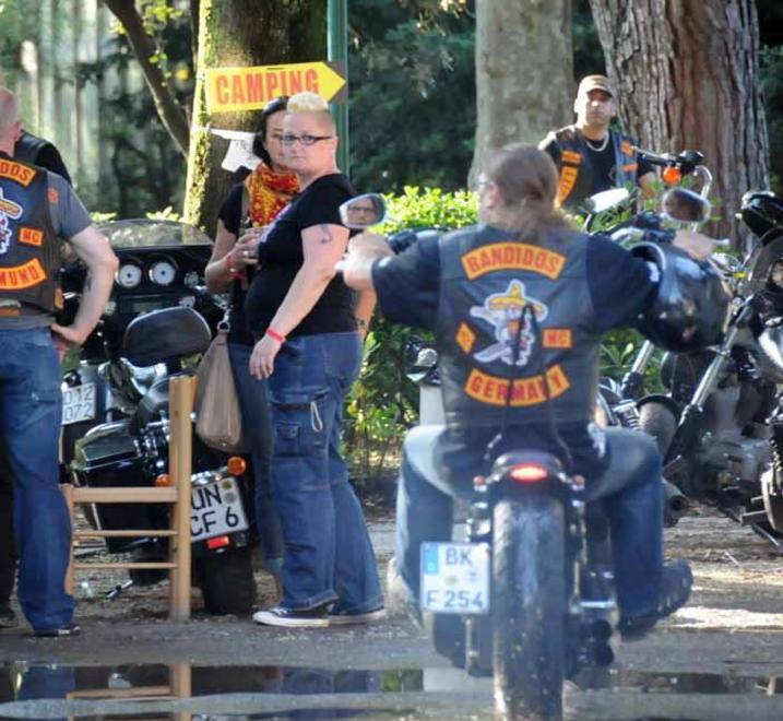 Bikers da tutta Europa al raduno dei Bandidos 