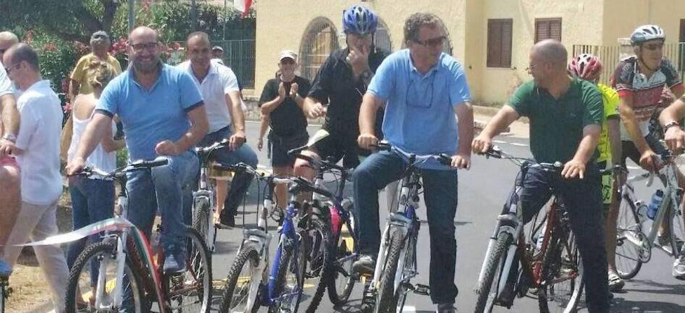Inaugurata la pista ciclabile sul lungomare di Cannigione