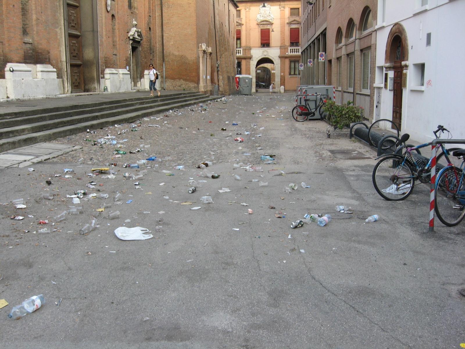 Piazzetta Schiatti di mattina presto