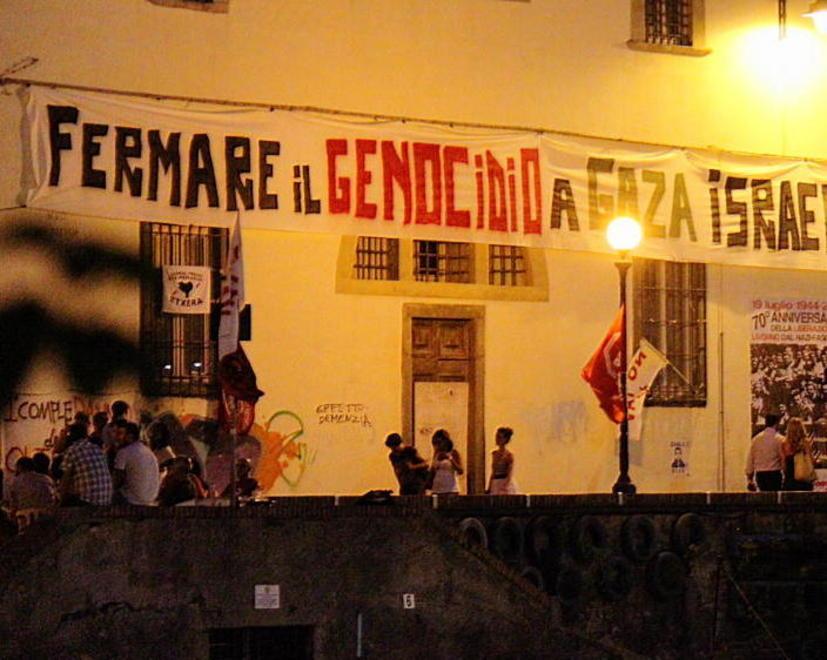  Comunità ebraica: indignati per quello striscione anti-Israele a Effetto Venezia 