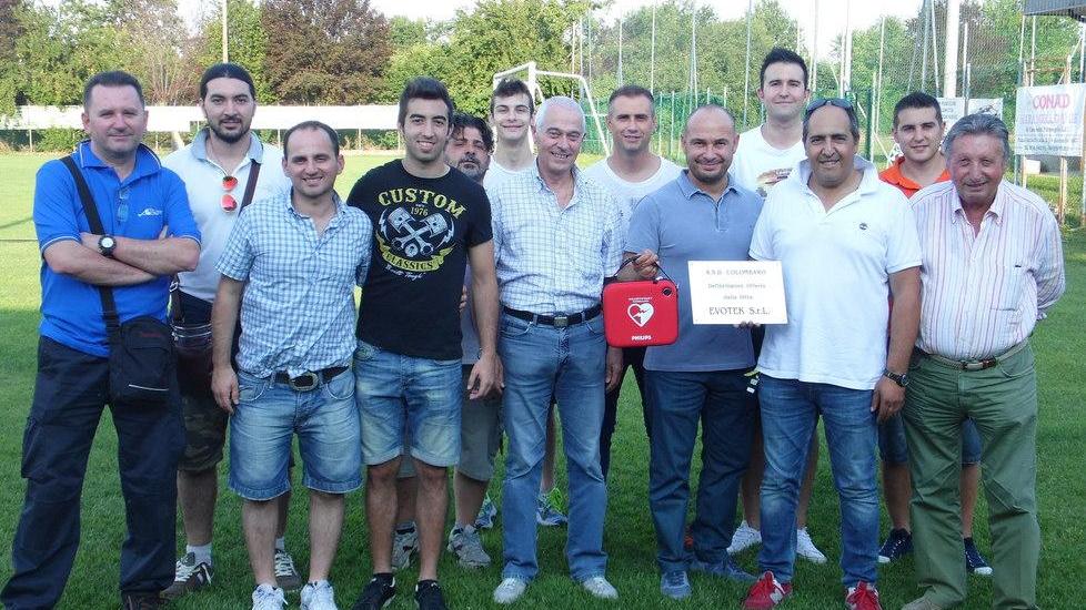 Un defibrillatore per il Colombaro