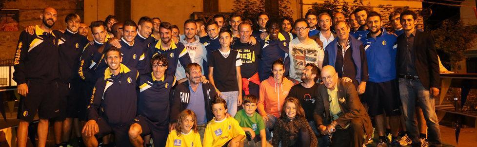 Fanano e i due sindaci Muzzarelli salutano i canarini 