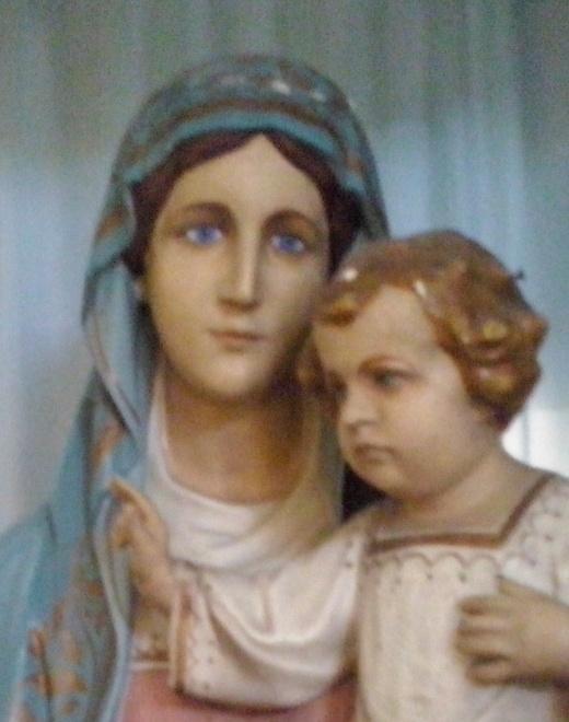 La Madonna del Rosario dopo il furto