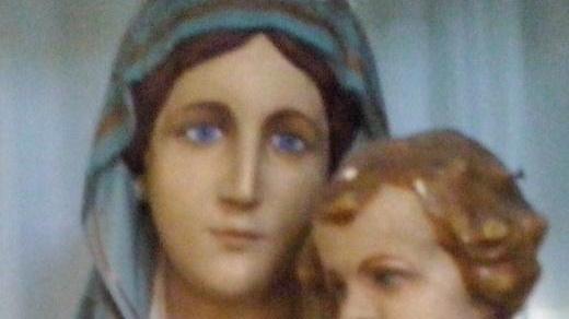 La Madonna del Rosario dopo il furto