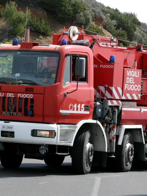 Guasto ai freni, paura per un Tir 