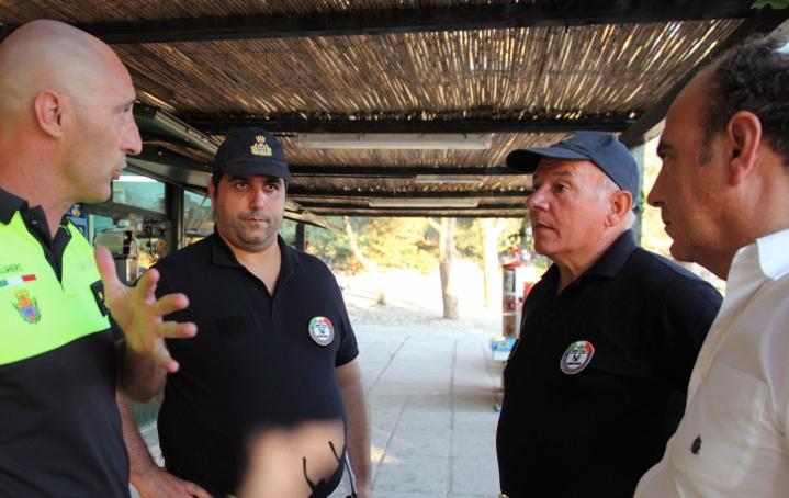 Primo weekend di vigilanza in pineta 