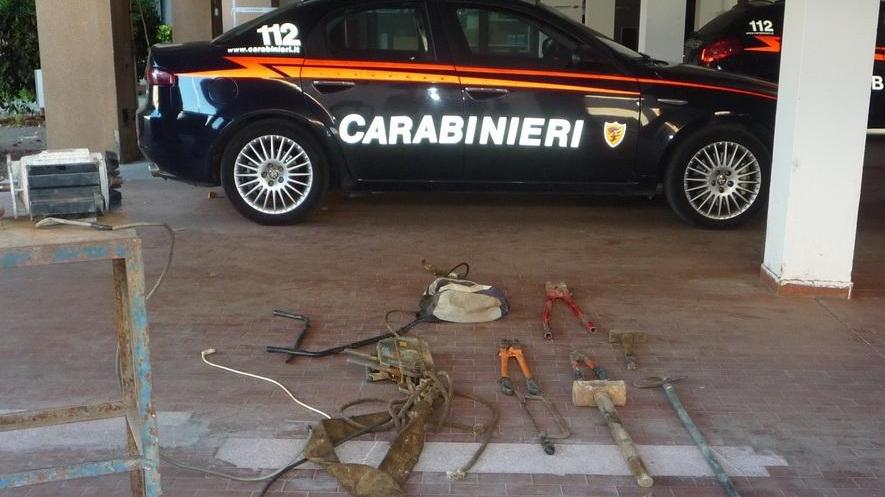 Rubano 500 chili di rame: arrestati dai carabinieri