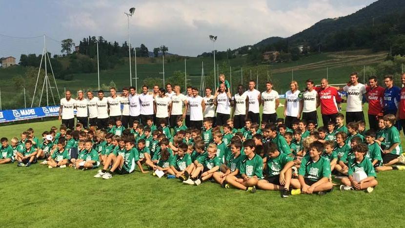 I ragazzi del Sassuolo Camp in festa
