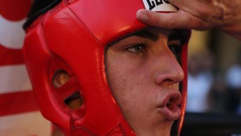 A Massa dimostrazione di forza del reggiano Alex Battaglia