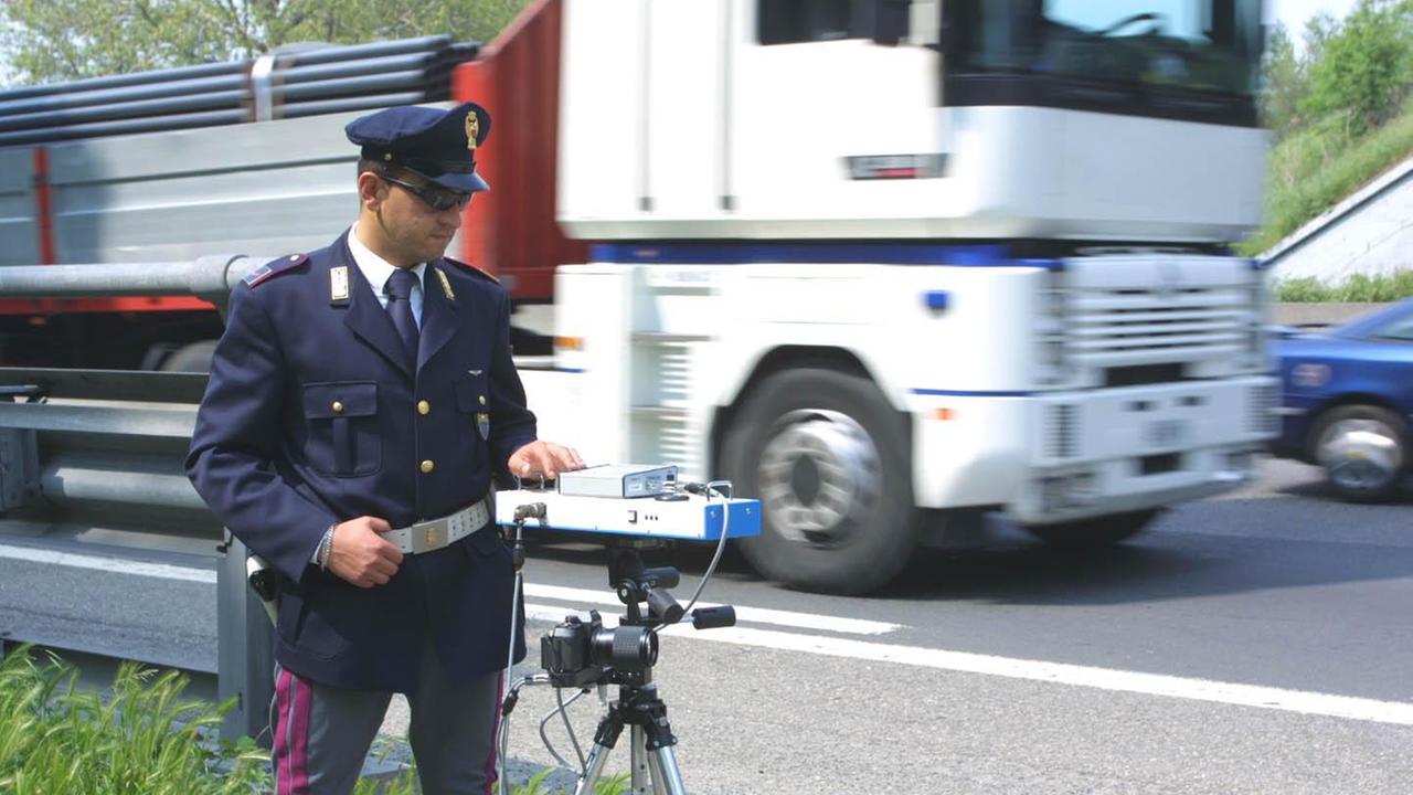 Una postazione di controllo della polstrada