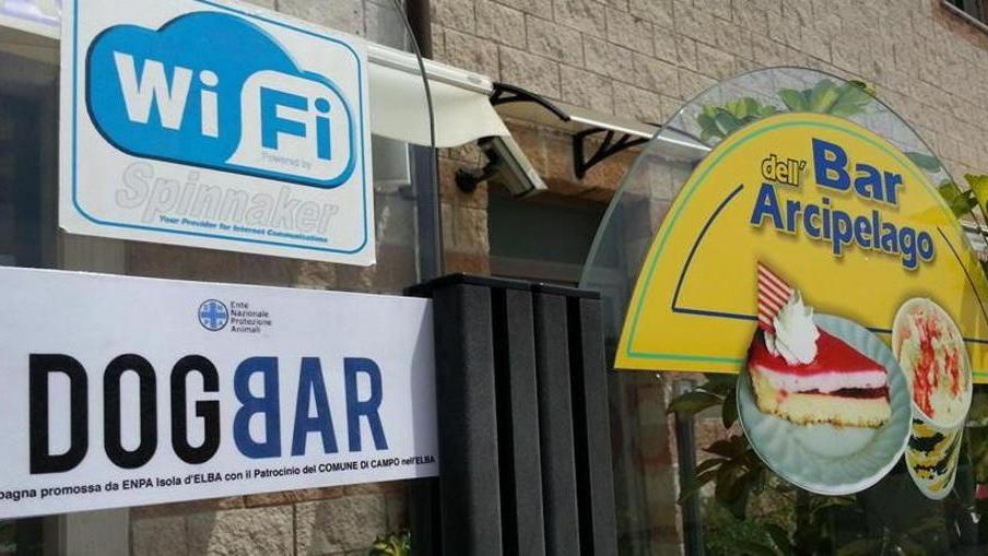 A Campo anche i cani prendono da bere al bar