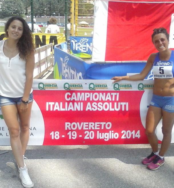 Rosignano ai campionati assoluti con le velociste Farinola e Niotta