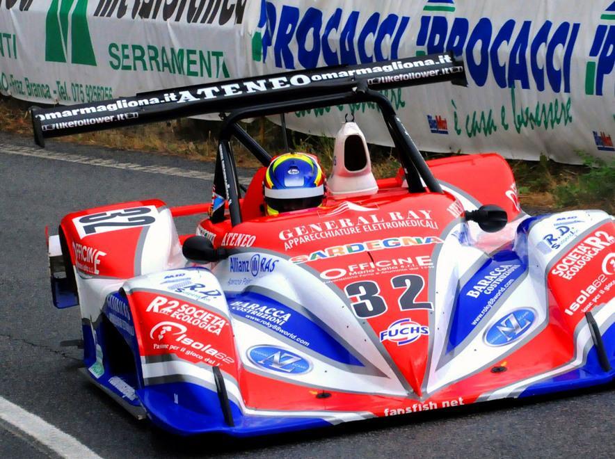 Omar Magliona in gara nel trofeo Reventino 