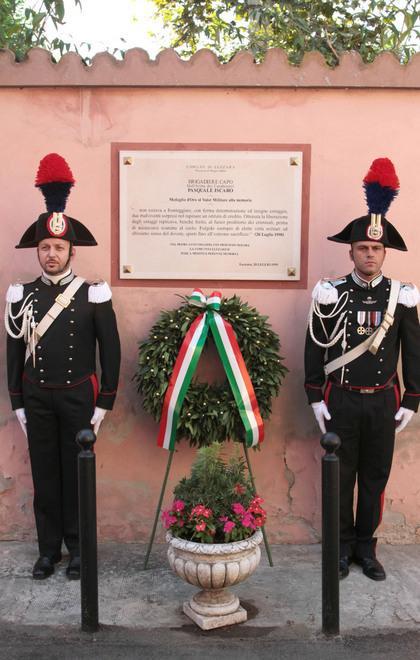 La caserma di Pietrastornina intitolata al brigadiere Iscaro