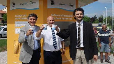 Prato, inaugurato il nuovo “fontanello” a Vergaio