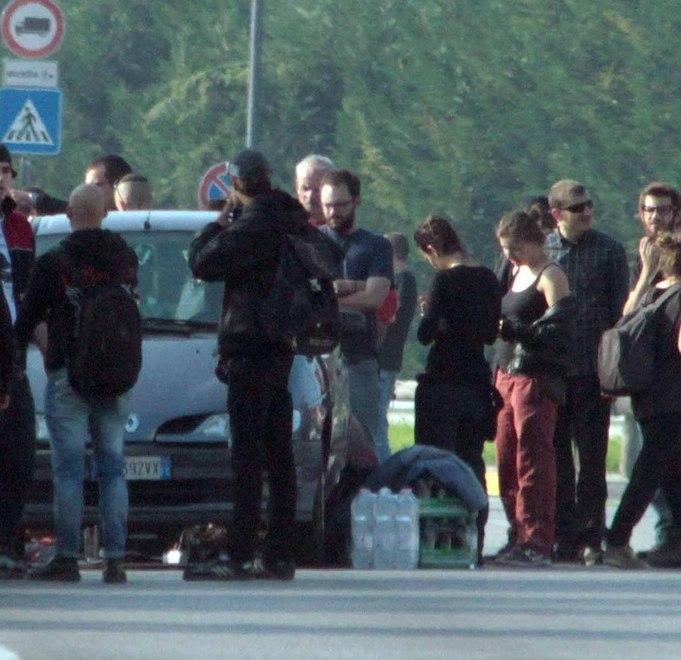 Protesta all’Arginone: «Liberate Fabiani» 