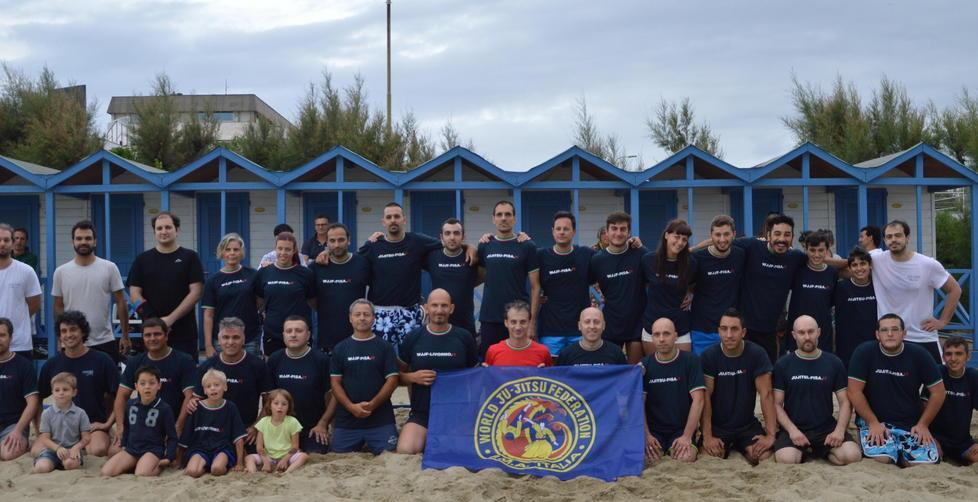 Ju jitsu in spiaggia: Colombini dirige lo stage all’Imperiale