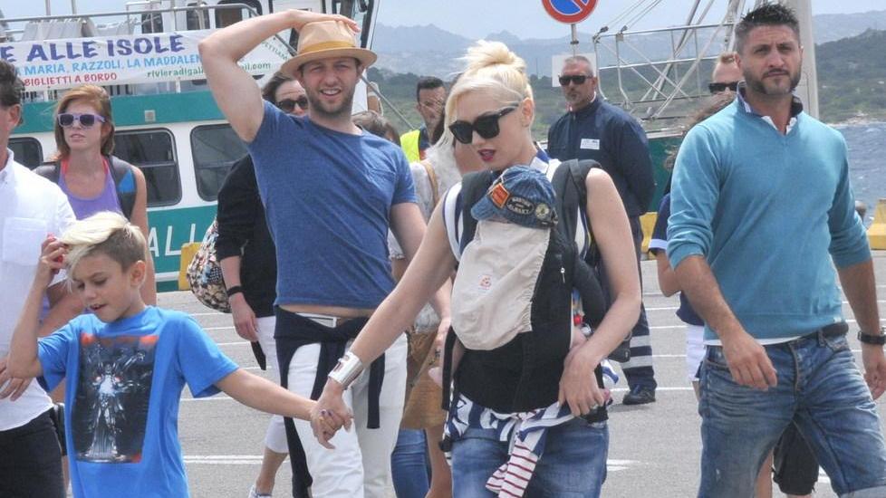 Gwen Stefani ieri a Caprera