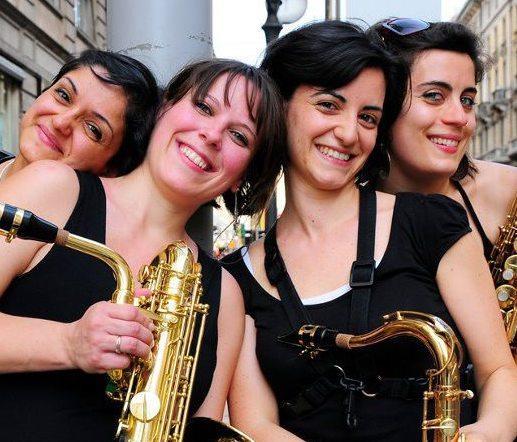 Domani il sax sarà tutto al femminile 