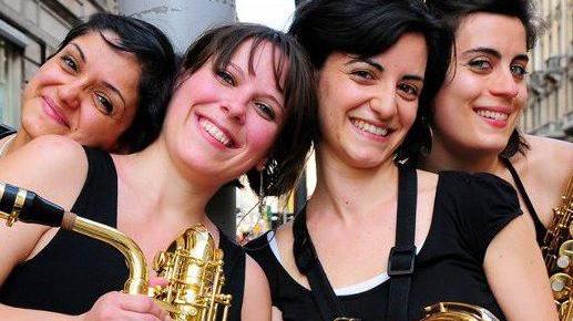 Domani il sax sarà tutto al femminile