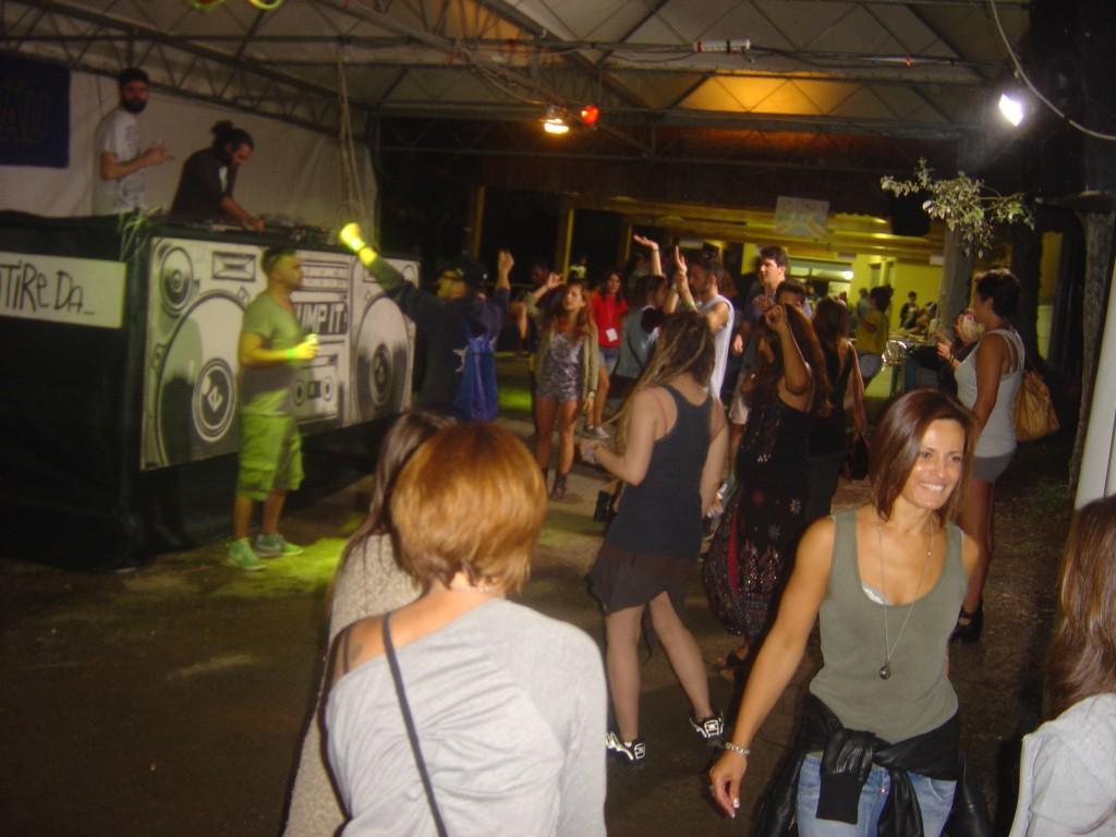 Un momento della grande festa andata in scena ieri sera a Zocca