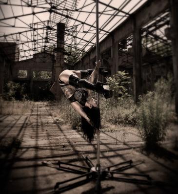 Intanto c’è chi dentro fa pole-dance