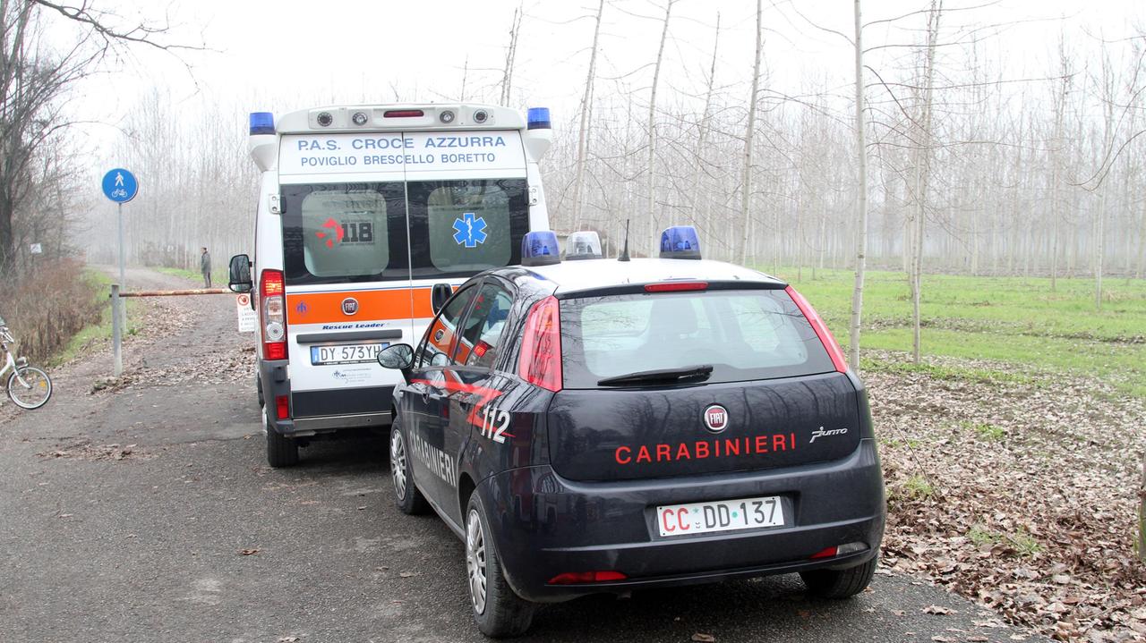 A Migliarina sono intervenuti carabinieri e ambulanza