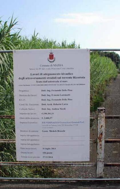Ponti sul Ricortola, oggi aprono i cantieri 