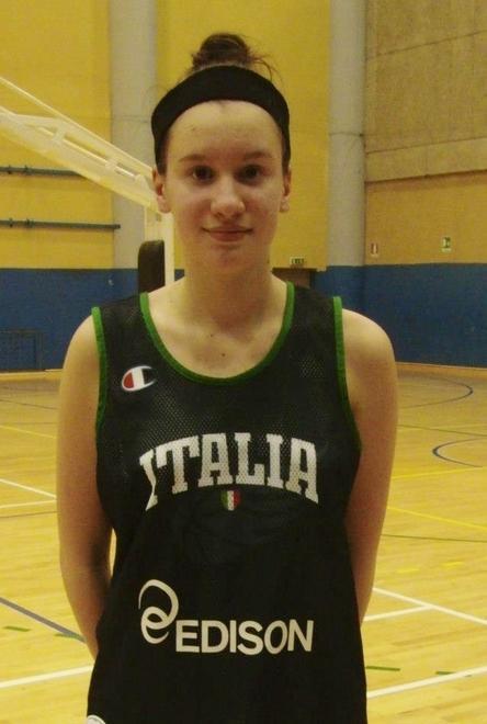 Virginia Furlani riserva a casa per la Nazionale under 14
