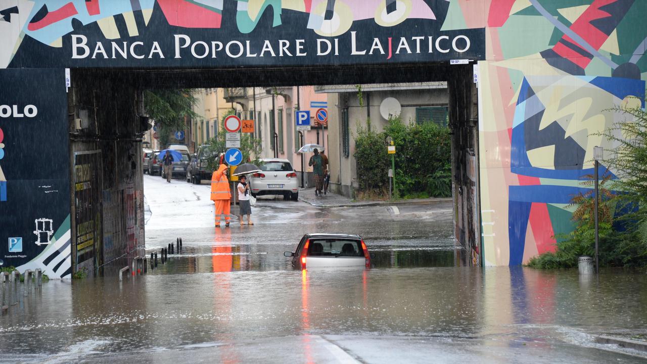 Incubo allagamenti in provincia per il nubifragio. Il Comune di Pontedera chiede lo stato di emergenza