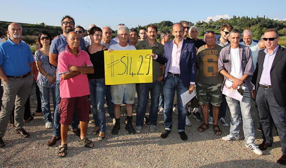 Comitato per la 429 bis con cittadini e imprese «Stufi della telenovela» 