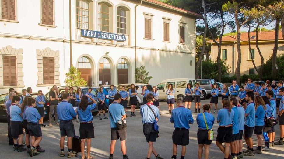 Gli scout dei due gruppi partiti per la “route” estiva
