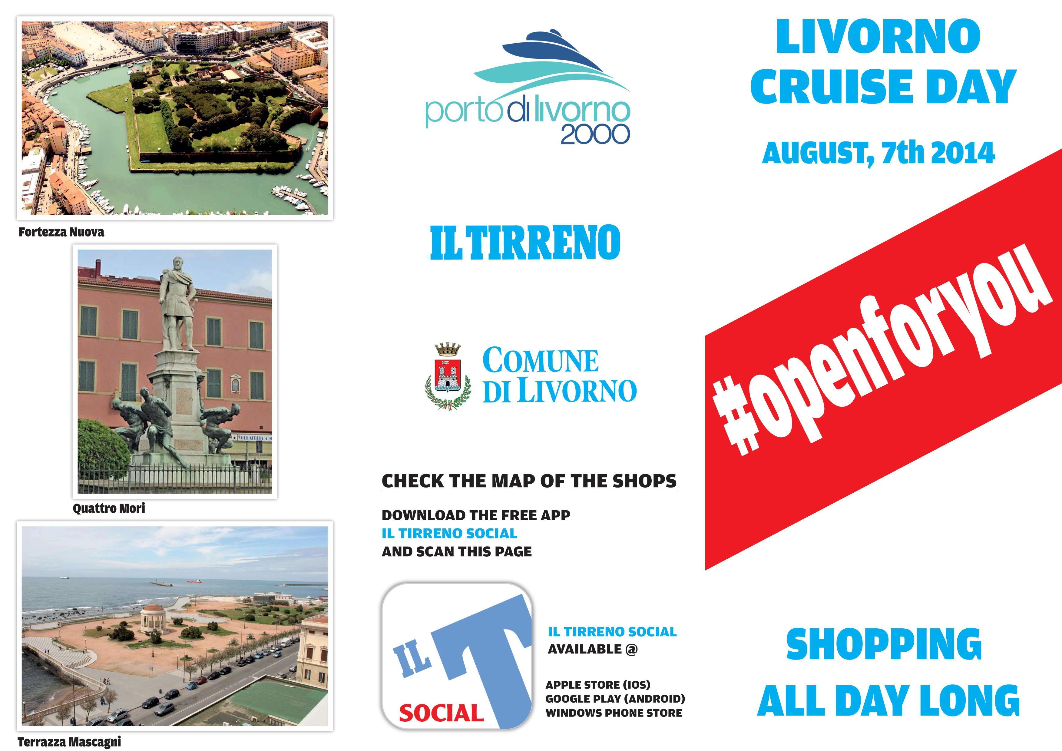 Arrivano le crociere, #iostoaperto (con orario continuato) 