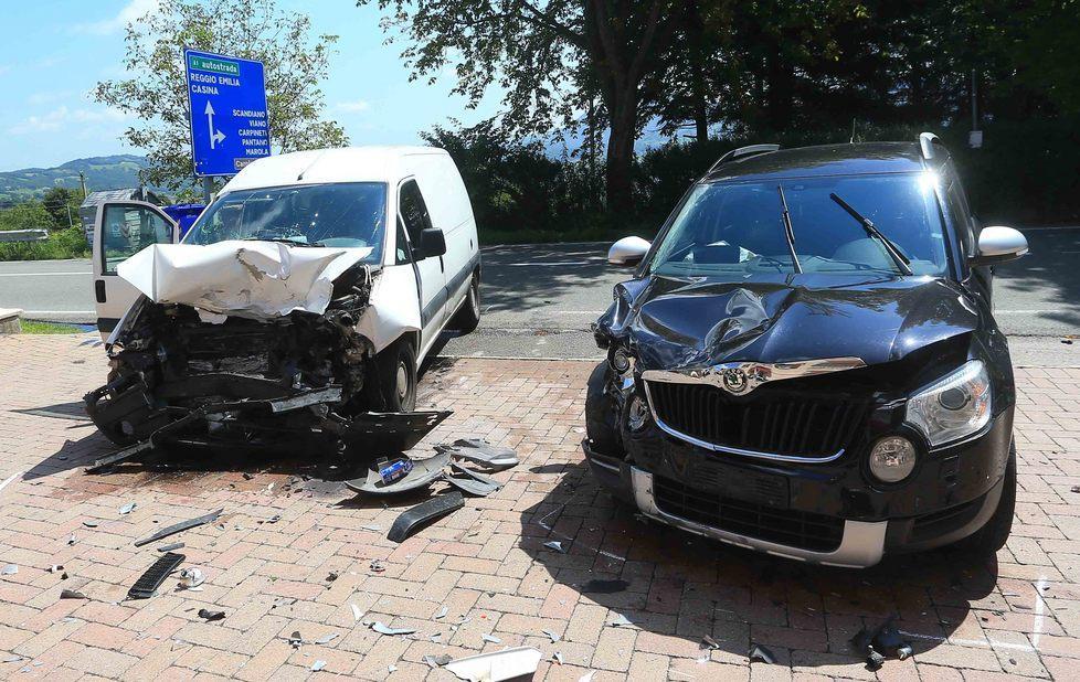 Frontale a Ca’ del Merlo stanno meglio i tre feriti