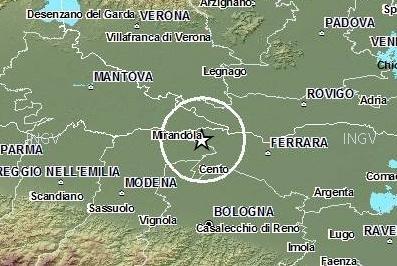 Nuova scossa di terremoto tra Gavello e Scortichino