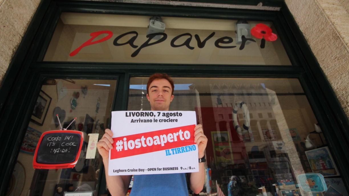 Arrivano i turisti a Livorno e #iostoaperto