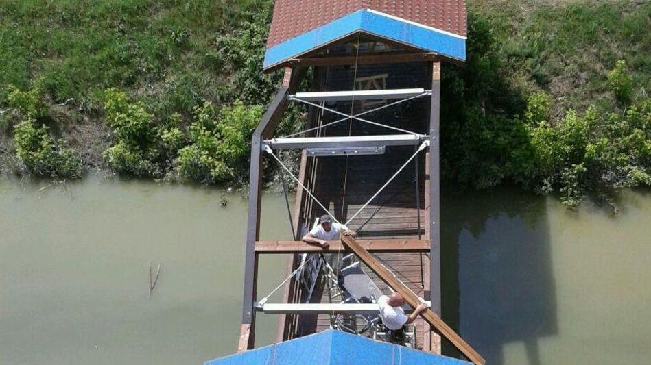 Agli sgoccioli i lavori sulla passerella