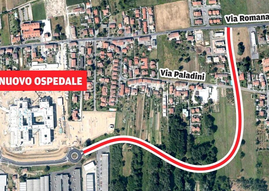 Si fa la nuova strada per l’ospedale 