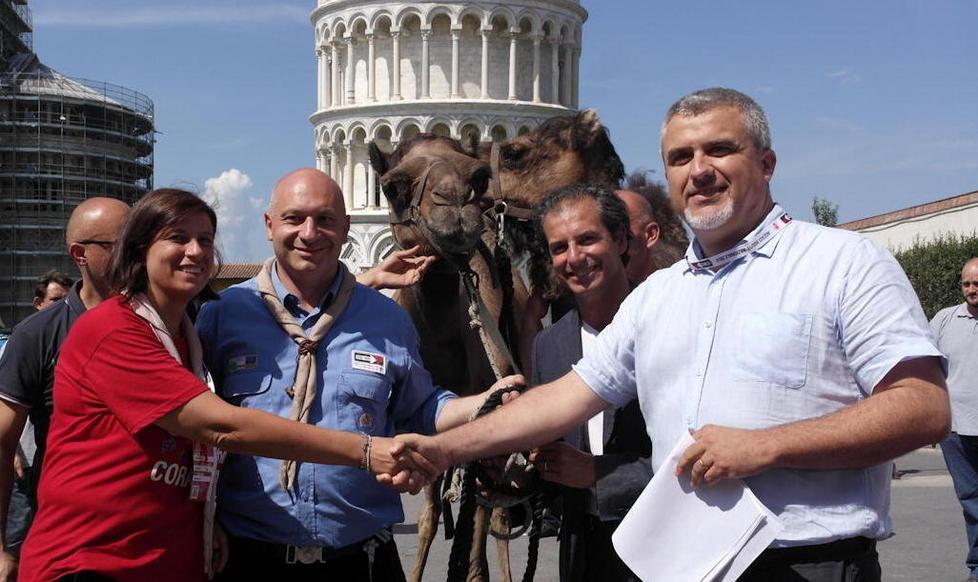 Dopo 70 anni i dromedari riappaiono a San Rossore 
