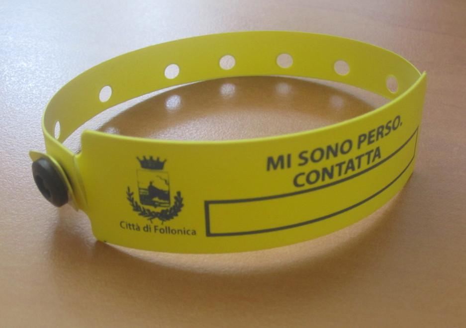 Braccialetti gialli “salva bimbo” da oggi in Pro loco