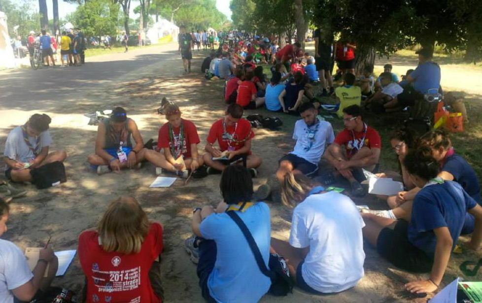 Pang’ono al raduno scout di San Rossore 