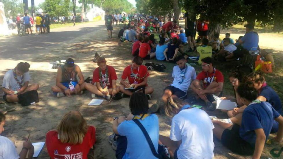 Pang’ono al raduno scout di San Rossore